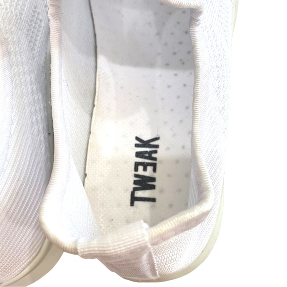 TWEAK BRAND ULTRA LIGHT WEIGHT RUNNING SPORTS WHITE SLIP-ON SNEAKERS SIZE EU 40 - Picture 5 of 14